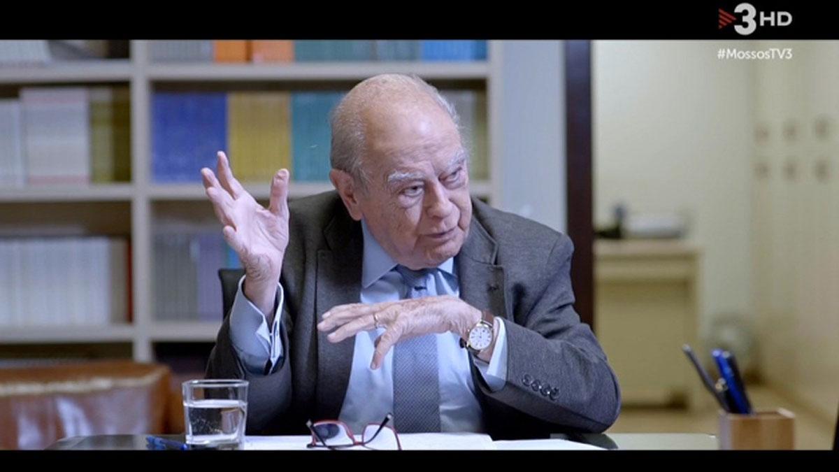 Jordi Pujol, en ’Sense ficció’ (TV-3).