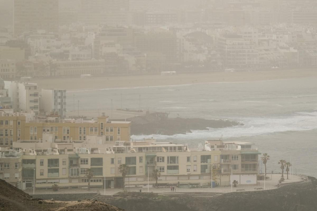 Jornada de calima en Gran Canaria