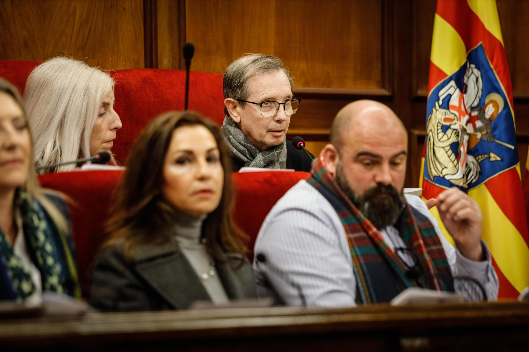 Imágenes del pleno de Alcoy