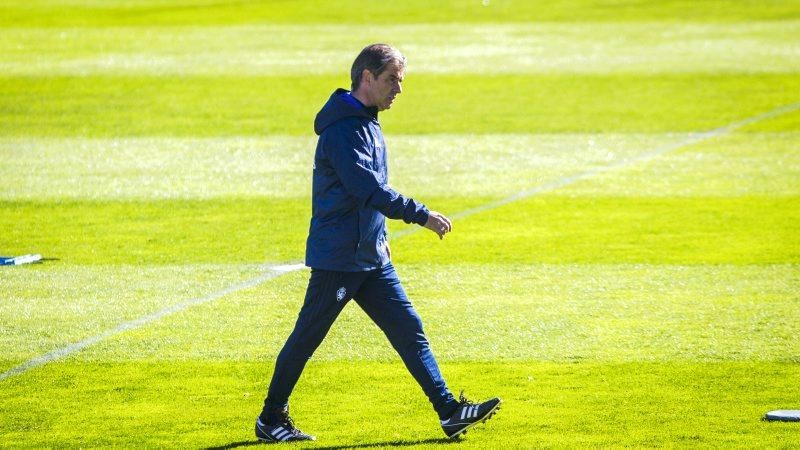 Sesión de entrenamiento del Real Zaragoza