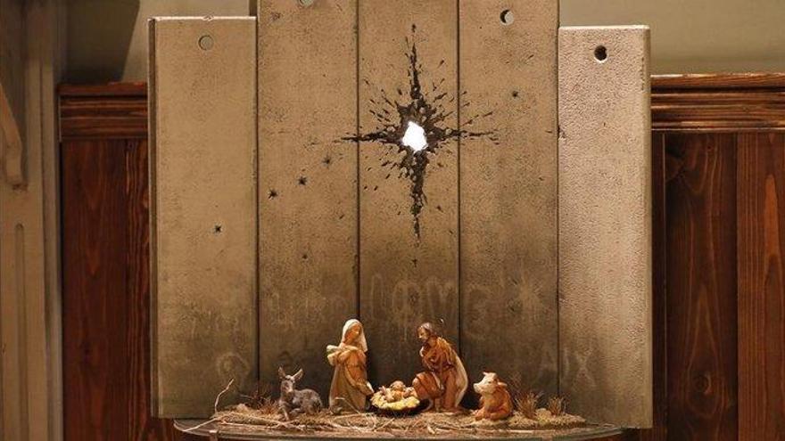 El belén amurallado de Banksy