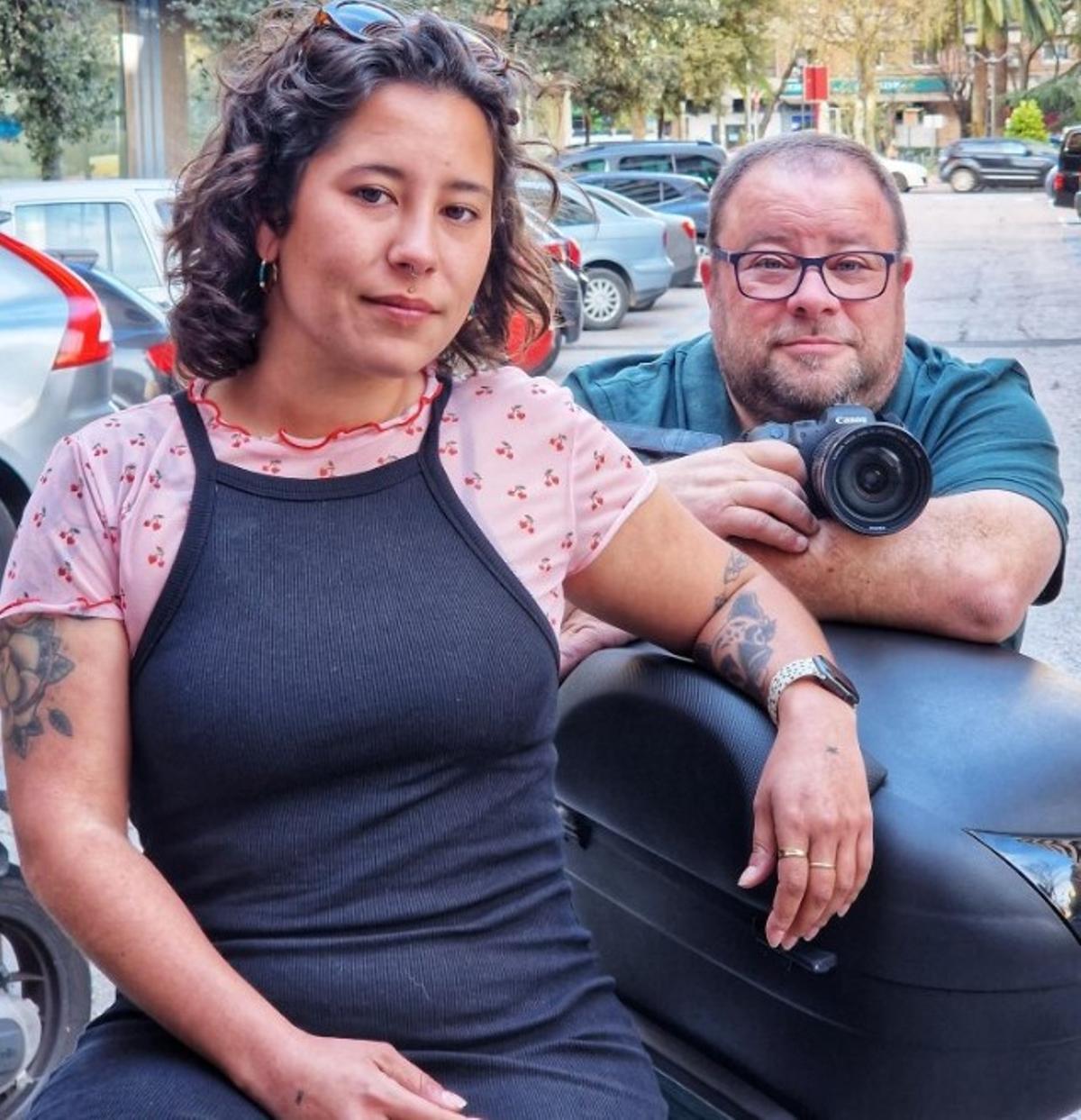 Profesionales gráficos, colaboradores de la casa, Carla Graw y Lorenzo Cordero.