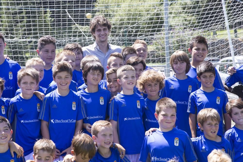 Presentación de Diego Fabbrini con el Real Oviedo