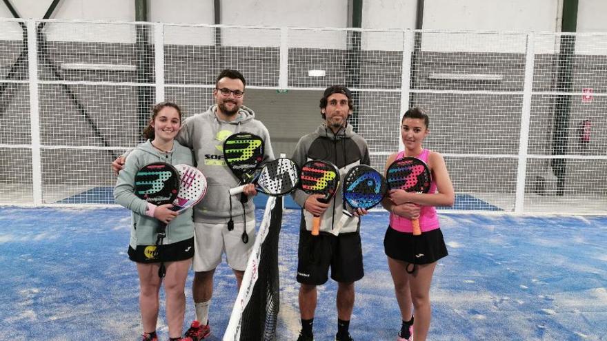 Por la izquierda, Marina, Joaquín, Cristóbal y Ainhoa.