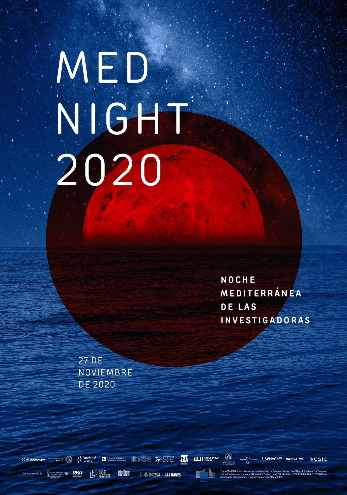 Cartel de «Mednight 2020».