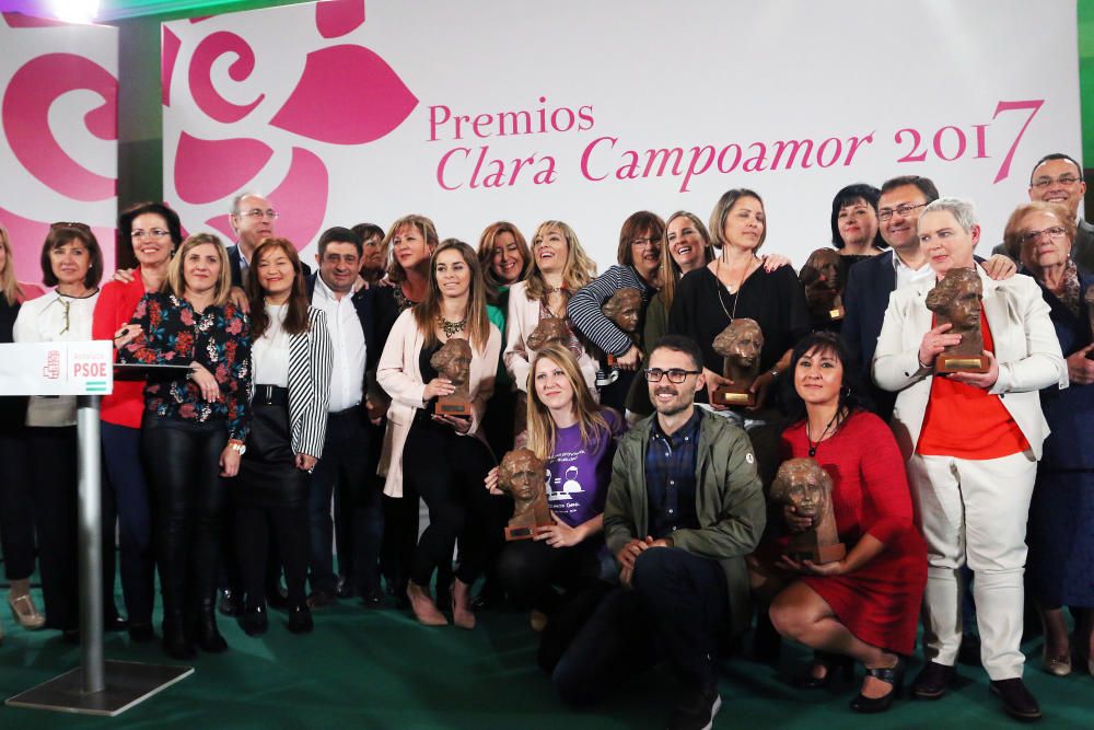 Acto de entrega de los premios Clara Campoamor