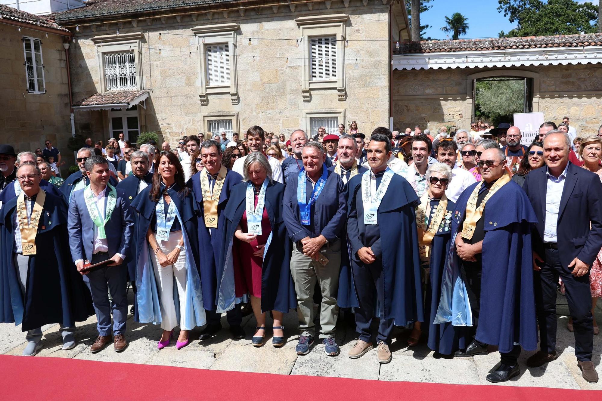 Un momento del XVII Capítulo da Orde da Ameixa de Carril.