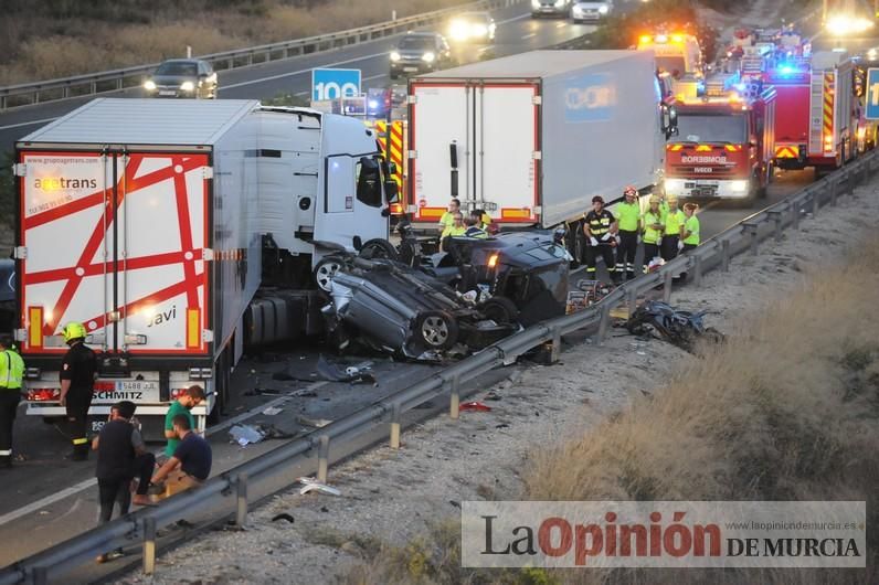 Grave accidente en Sangonera la Seca