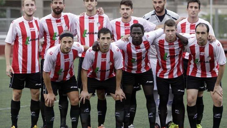 Once inicial del Acero en el partido ante el Torre Levante.