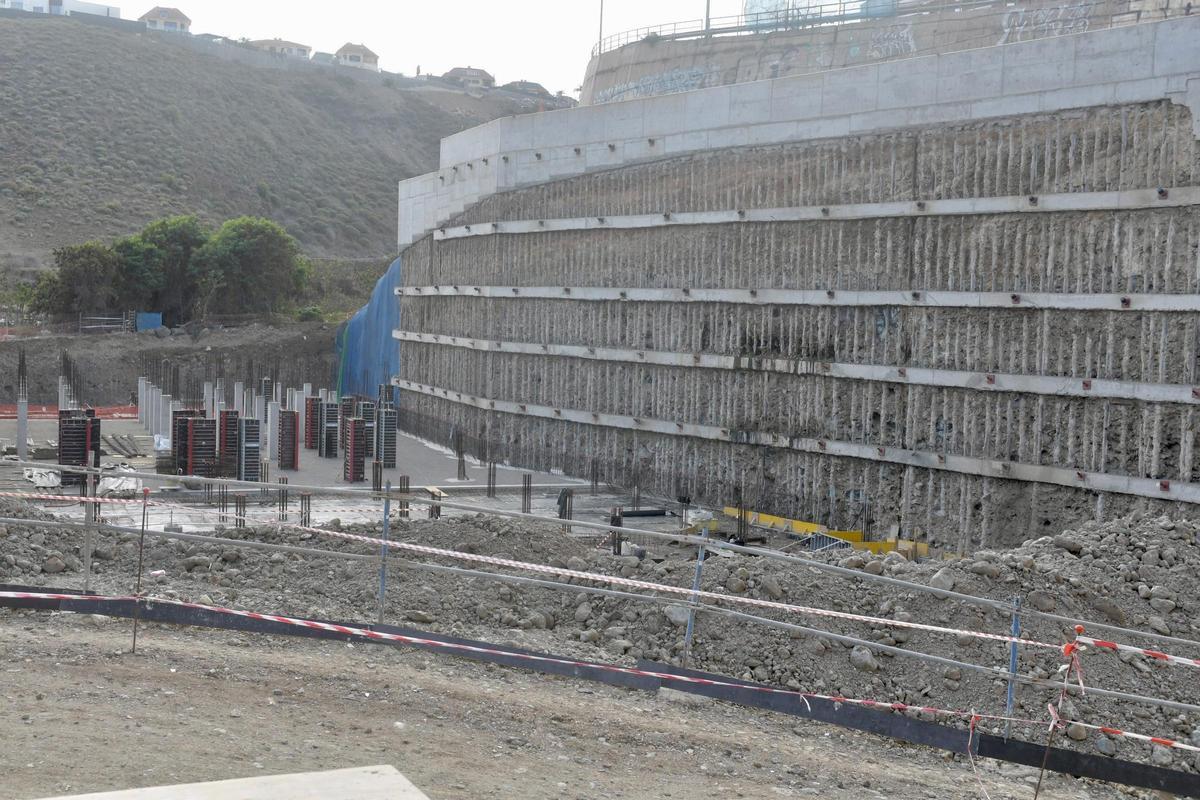 Estado de las obras de las 152 viviendas de Doctor Chiscano a principios del año pasado.