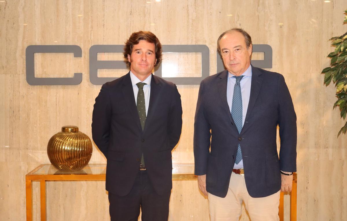 Diego Guardamino, director general Grupo Hafesa y José Alberto González Ruiz Martínez, Secretario General de la CEOE.