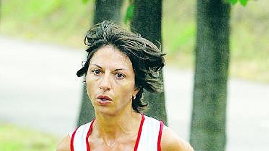 Cristina Alles, vencedora en féminas en el Naranco.
