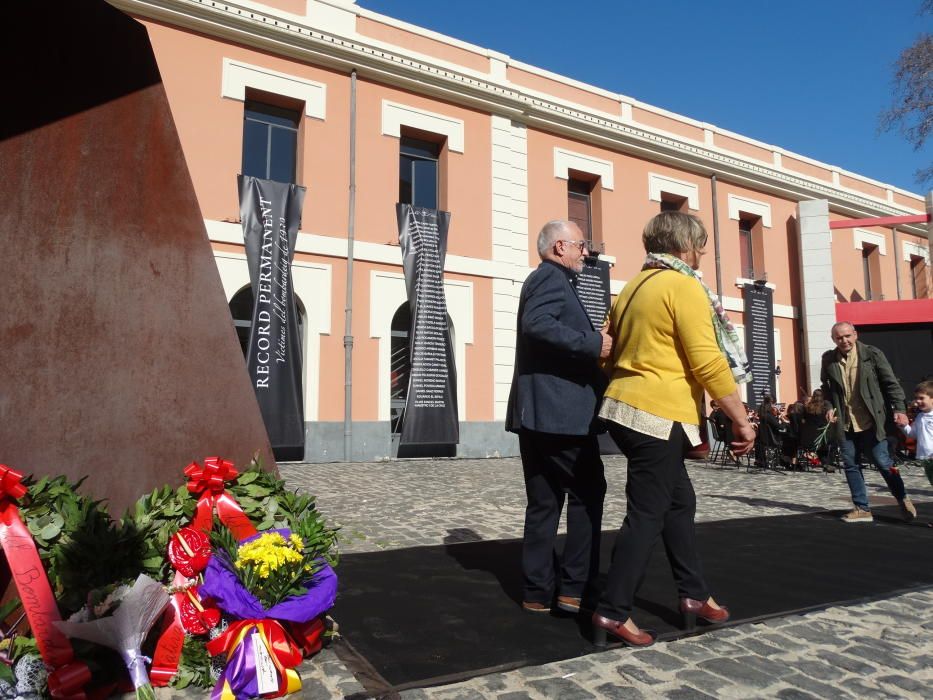 Homenaje a las víctimas del bombardeo franquista en Xàtiva