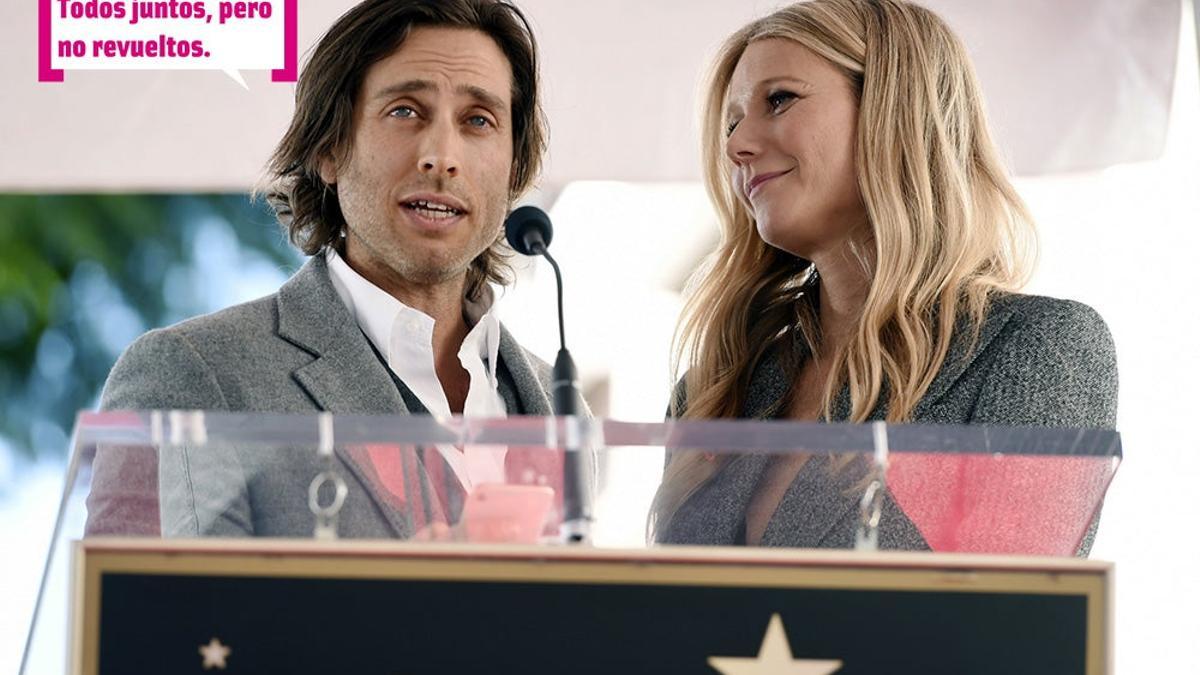 Gwyneth Paltrow y Brad Falchuk en la ceremonia de RyanMurphy