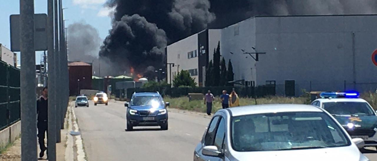 Lloc de l’explosió d’una planta de biodièsel a Calahorra