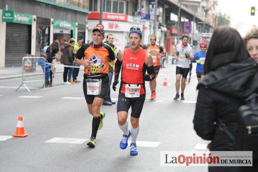 Murcia Maratón y 10 k. Paso por la Gran Vía