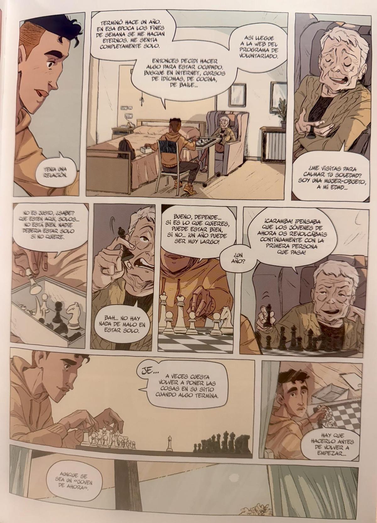 Una página de "Piezas", de Víctor Pinel.