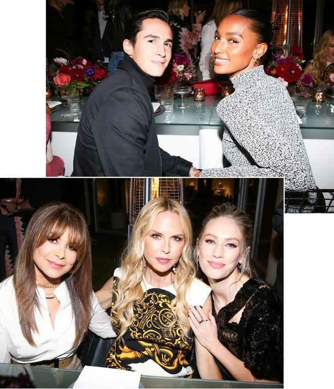 Juan David Barrero, Jasmine Tookes, Rachel Zoe y Dylan Penn en la exclusiva fiesta de Louis Vuitton