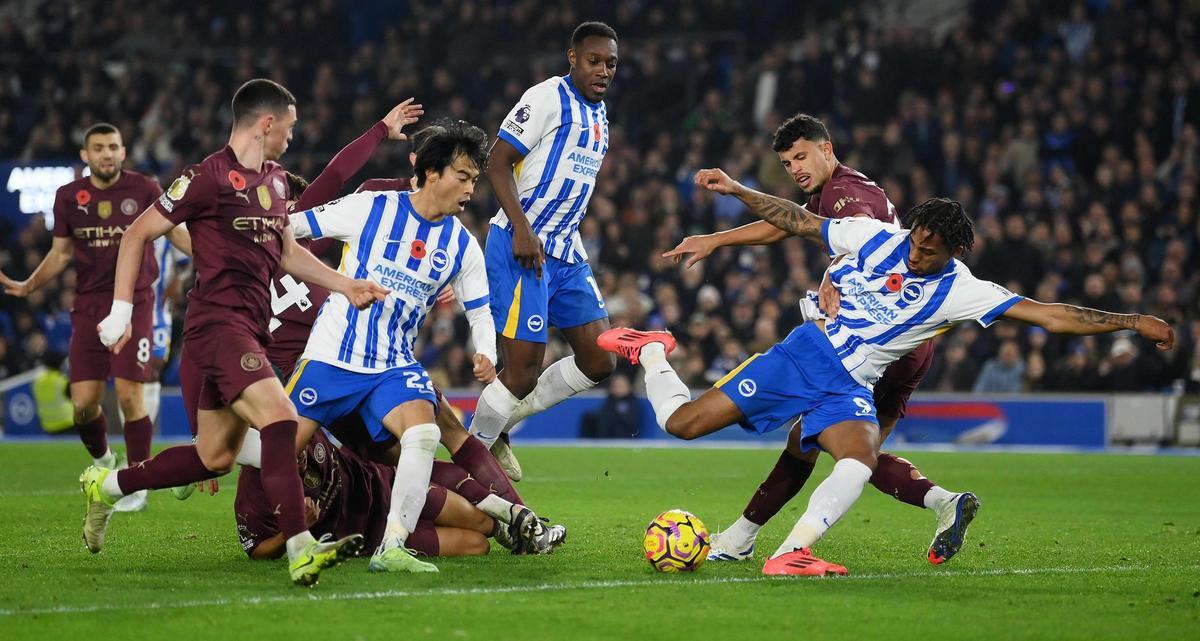 El City tropezó en Brighton