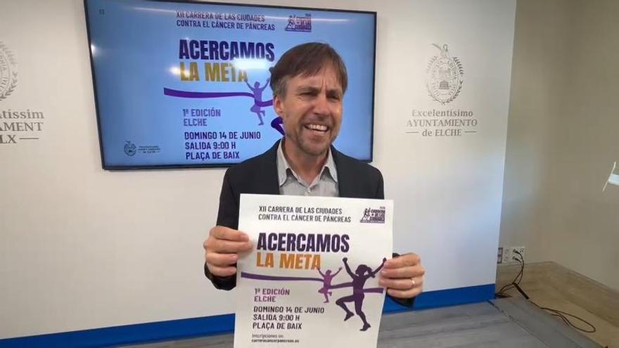 Elche convierte su Palmeral en meta de la carrera más popular contra el cáncer de páncreas