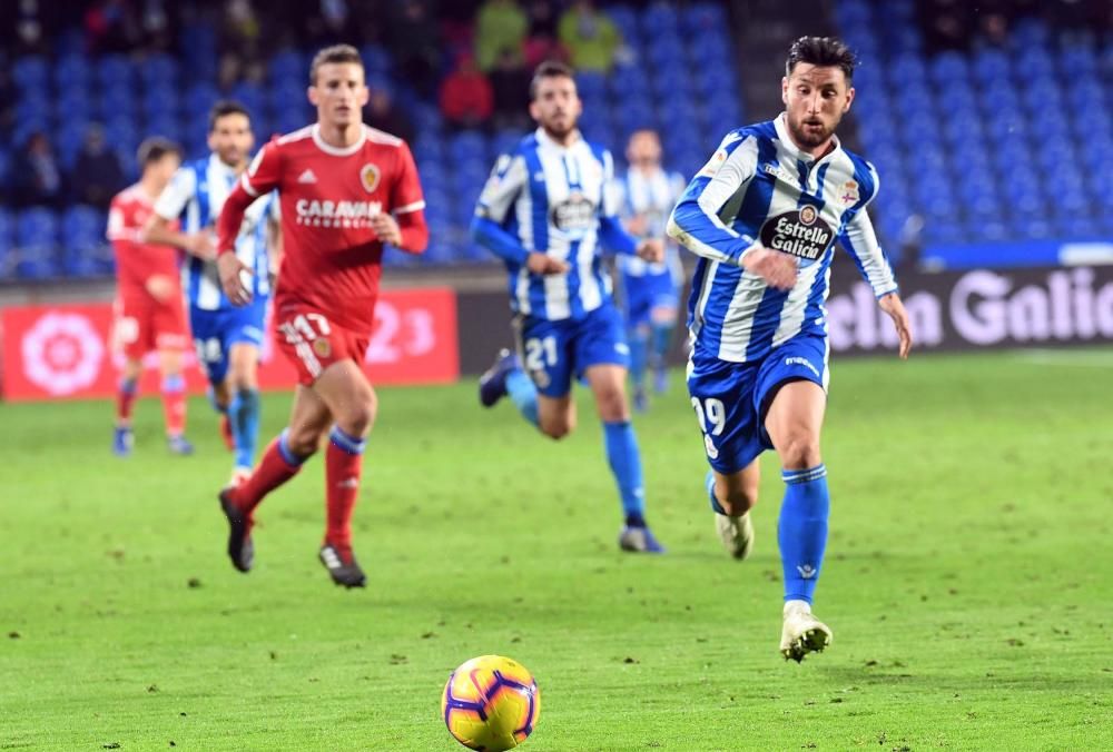 El Dépor doblega al Zaragoza en Riazor