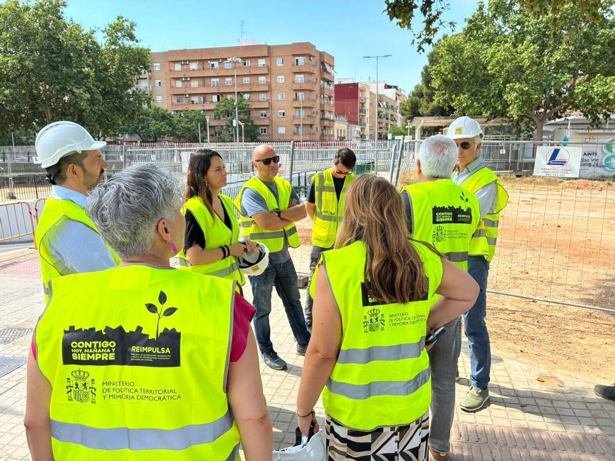 Las obras municipales de canalización de la Saleta en Aldaia están en su fase final.