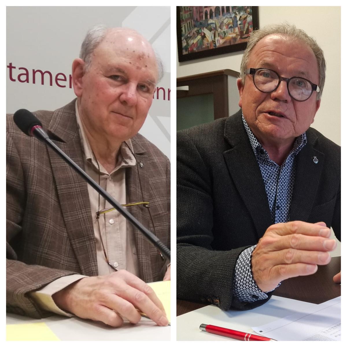 Els regidors Jesús Alonso i Pere Massegú