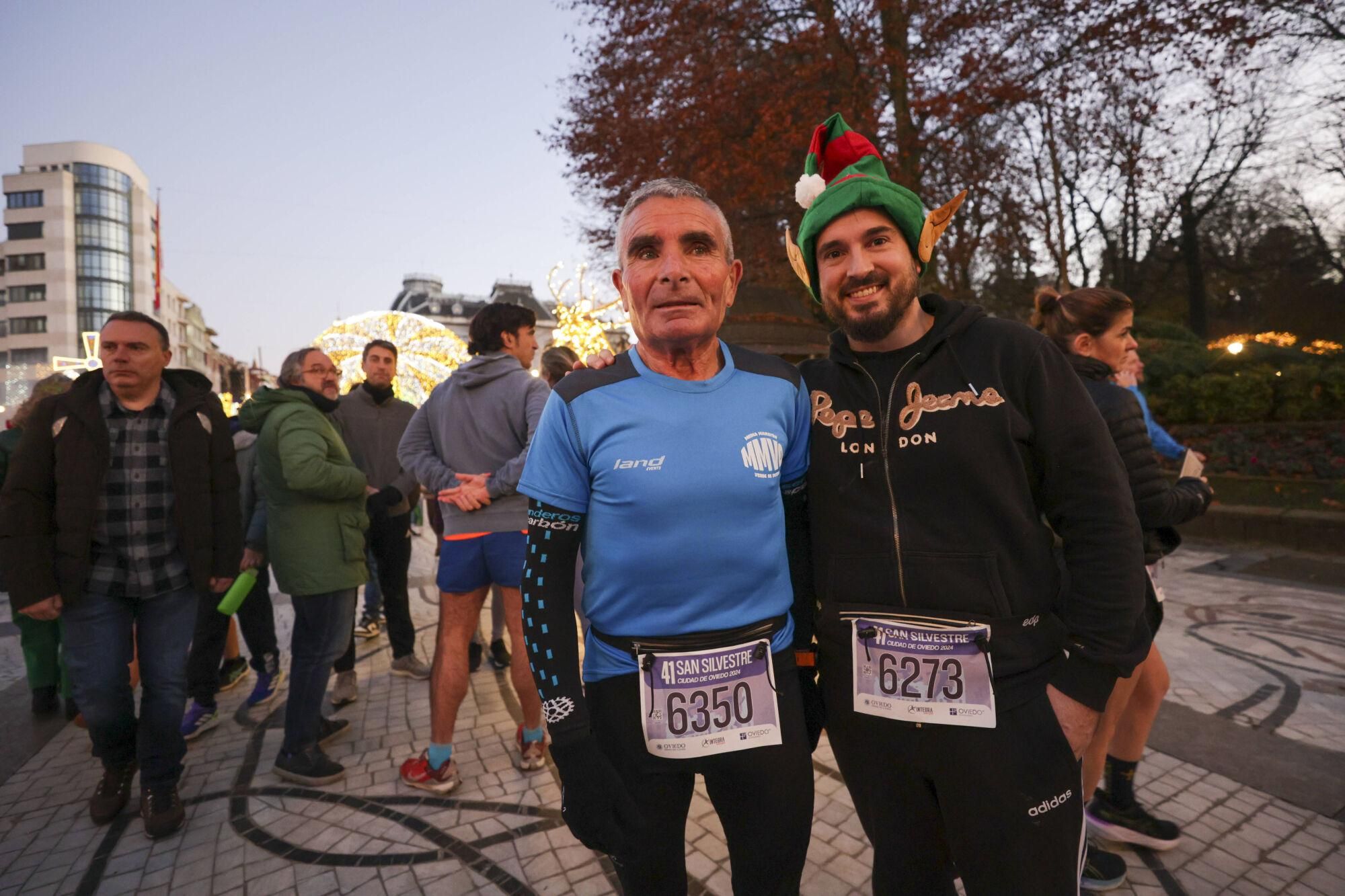 EN IMÁGENES: Alejandro Onís y Mariam Benkert saltan del segundo al primer puesto en la San Silvestre de Oviedo