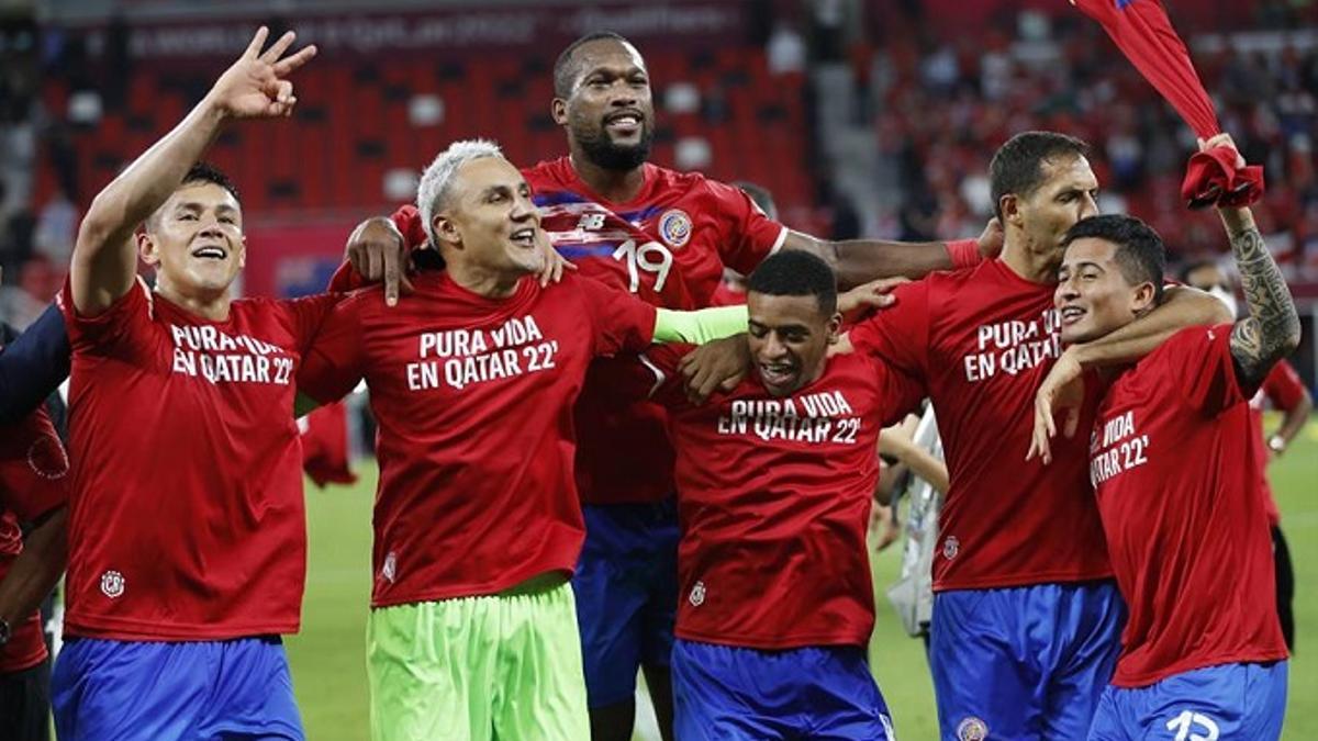 Costa Rica celebra la clasificación al Mundial