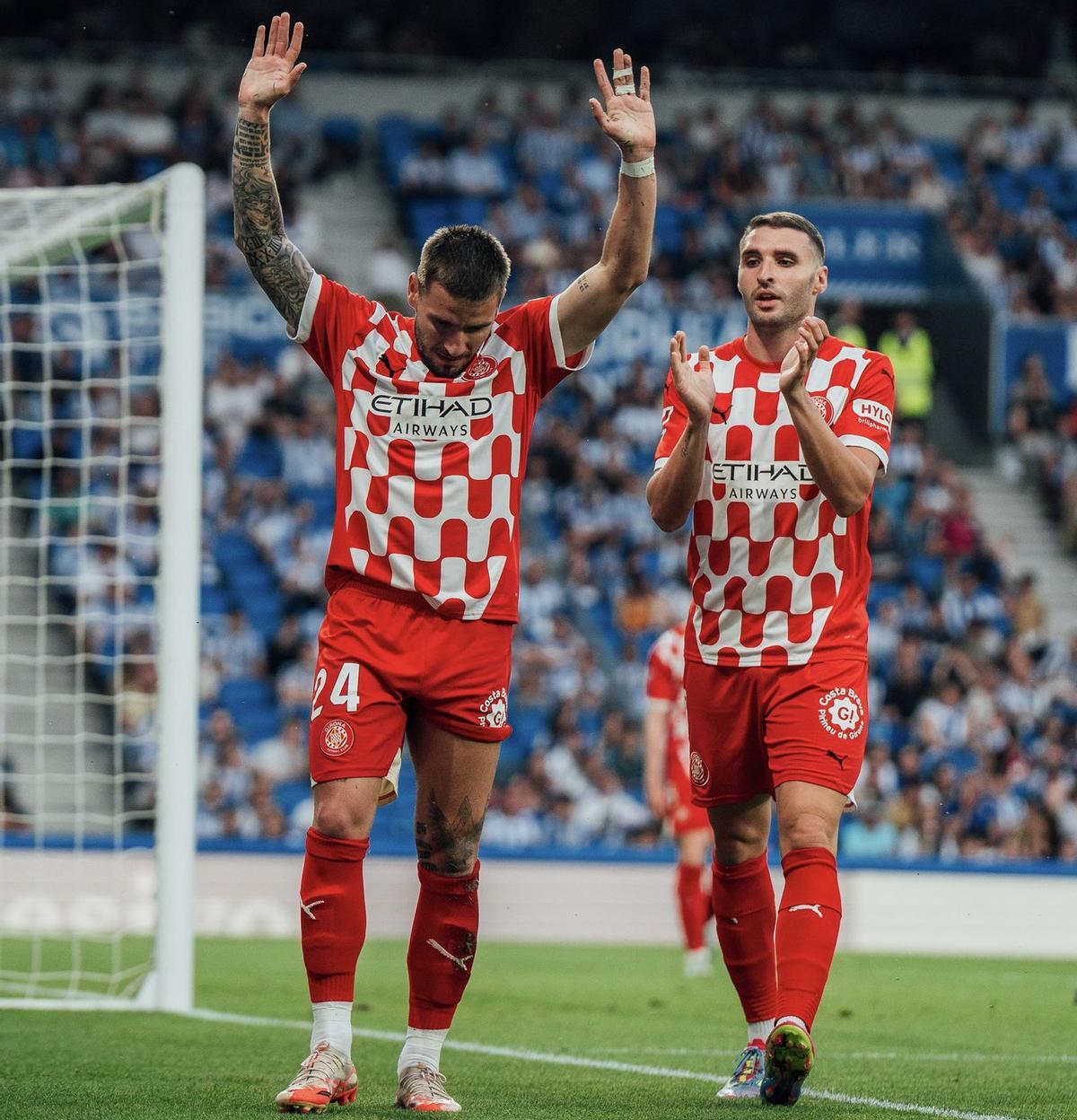 Portu, tras su gol a la Real Sociedad