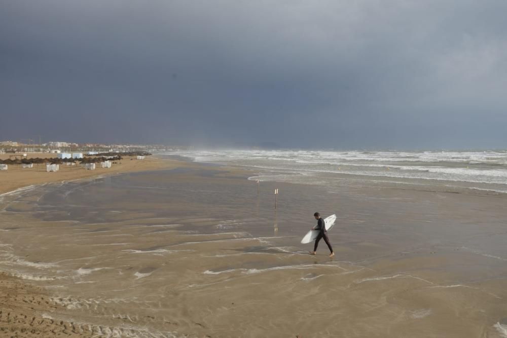 Efectos del temporal en València