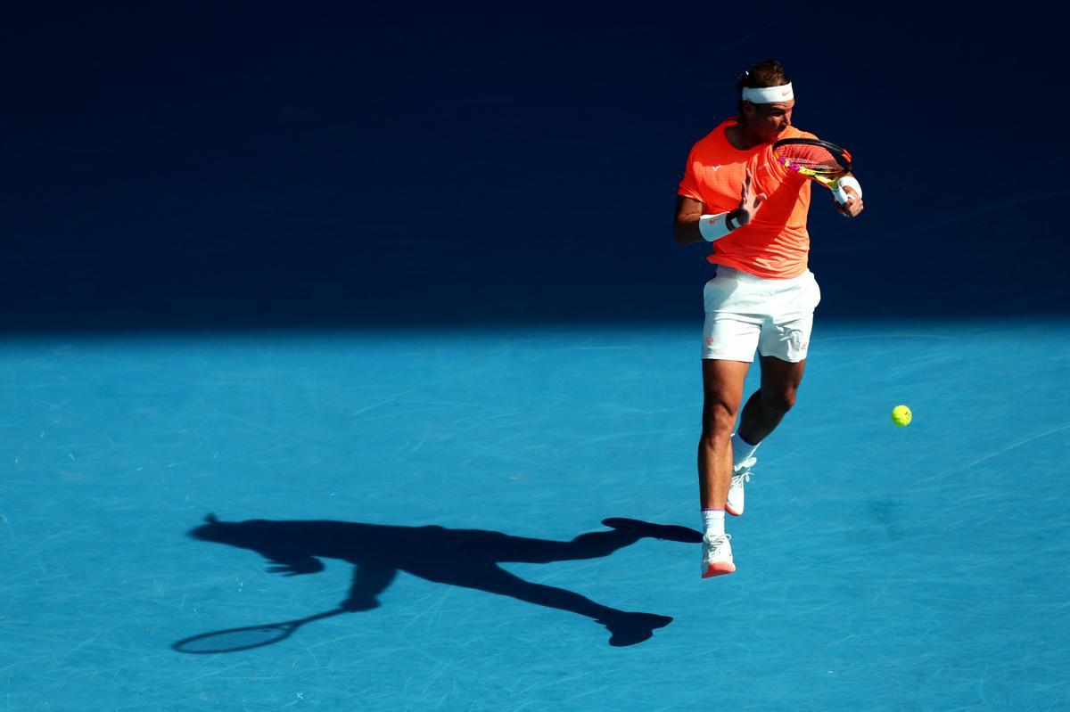 Rafa Nadal se enfrenta a Fabio Fognini en el Open de Australia.