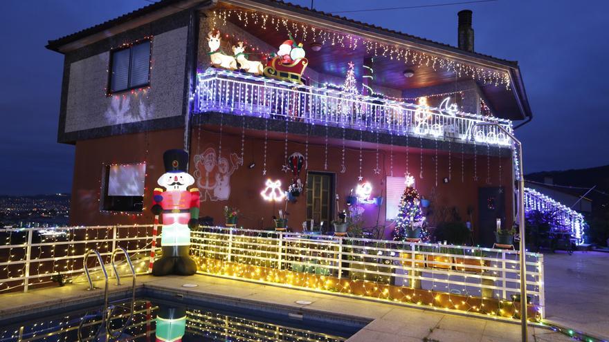 La casa de las afueras donde la Navidad brilla tanto como en el centro de Vigo