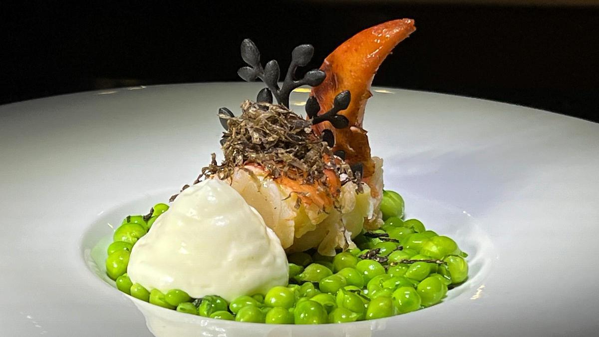 Taco de bogavante con holandesa trufada del restaurante Tendiez.