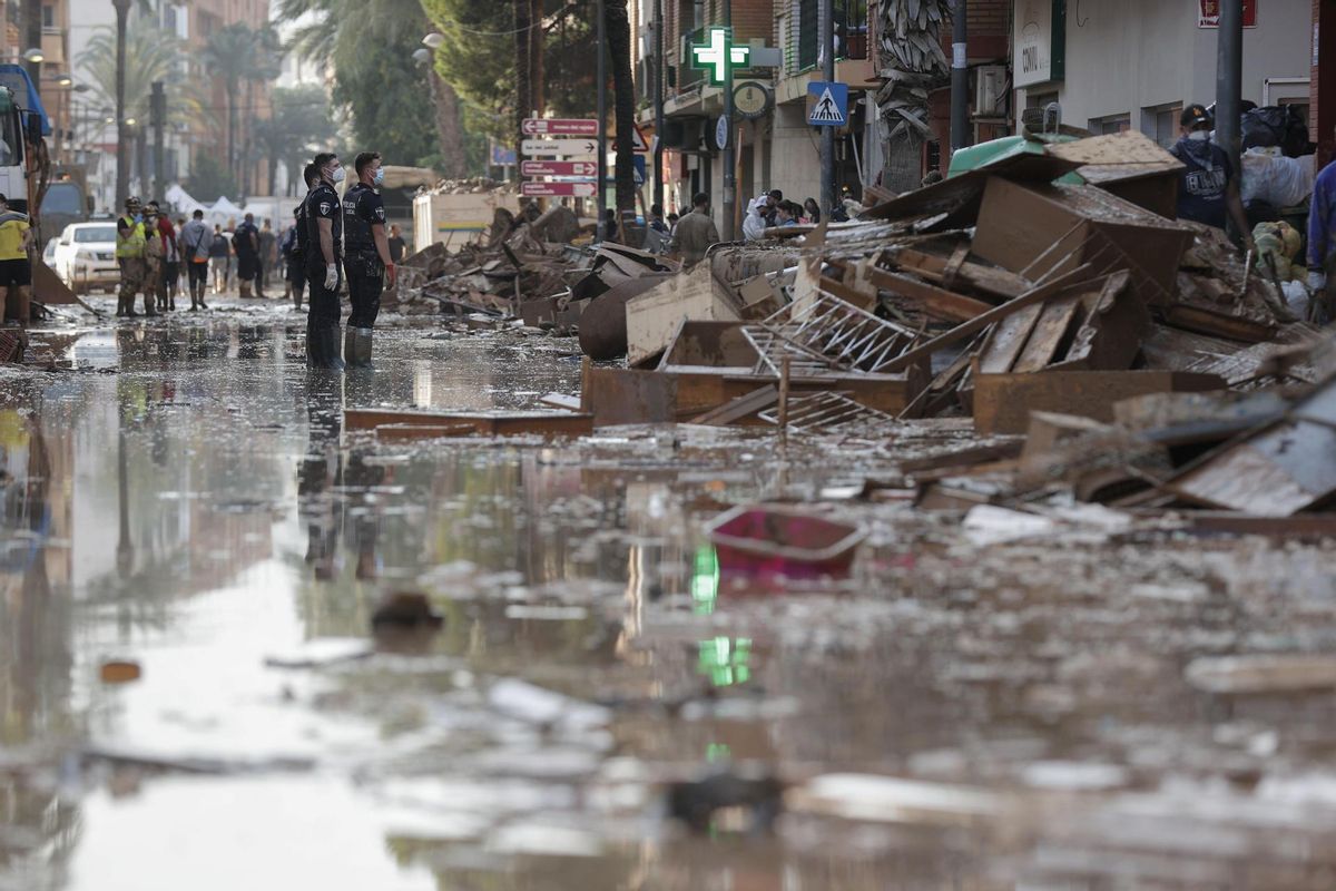 Imagen de destrozos causados por la DANA