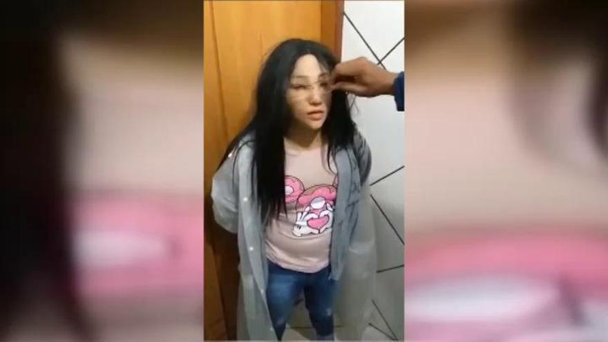 Un narco brasileño intenta fugarse de la cárcel disfrazado de su hija