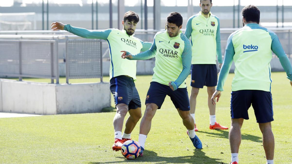 Barcelona in training