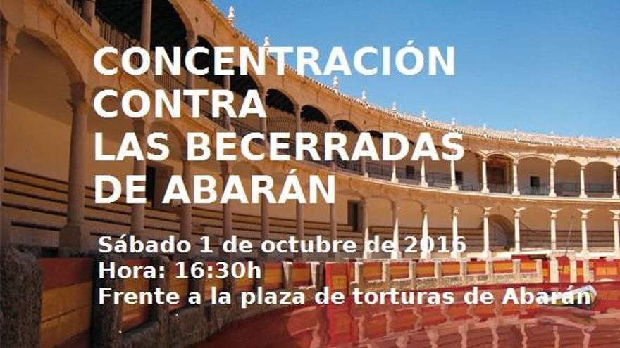 Los animalistas se concentrarán contra las becerradas de Abarán