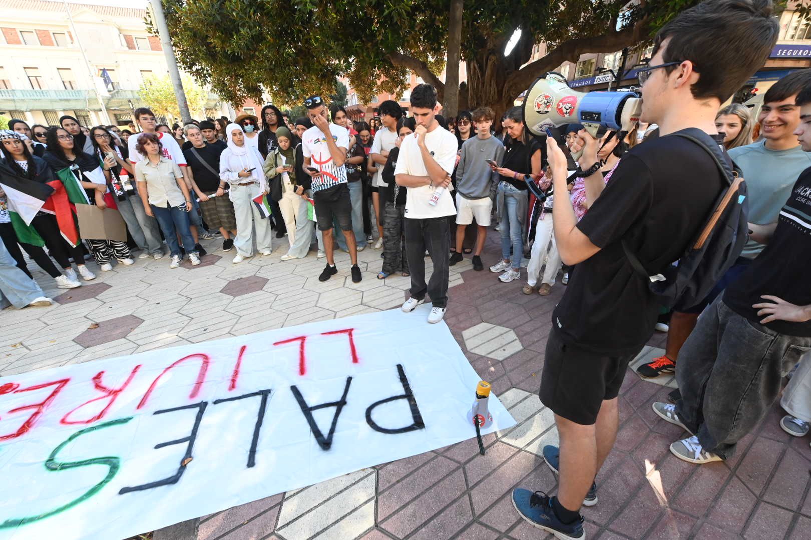 Galería de imágenes: Estudiantes de Castellón en protesta por Palestina