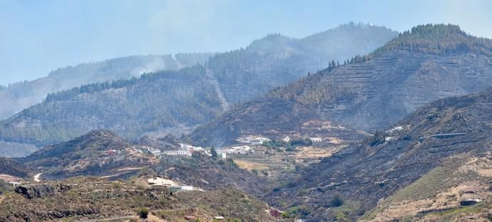 11-08-2019 Artenara. Segundo día del incendio en la cumbre  | 11/08/2019 | Fotógrafo: Andrés Cruz