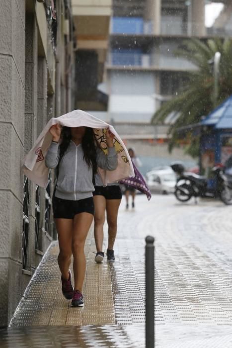 Lluvia en Tenerife