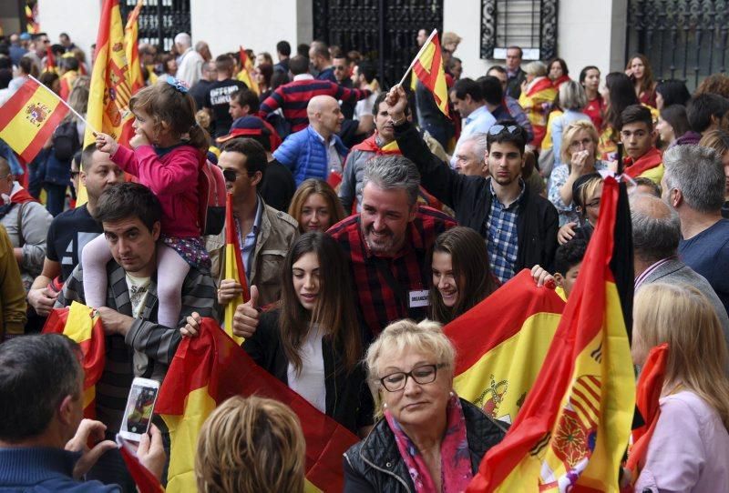 Manifestación contra el 1-0 en Zaragoza