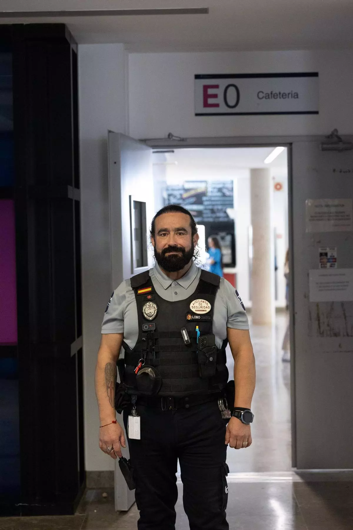 Vigilante de seguridad del hospital Can Misses que salvó a una persona de ahogarse