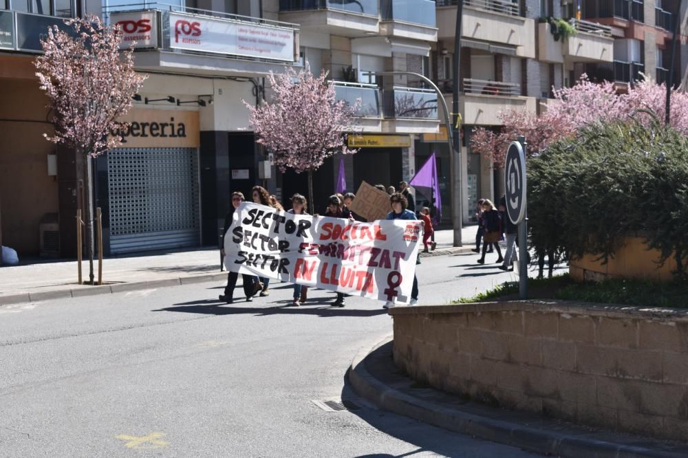 Manifestació 8-M a Berga