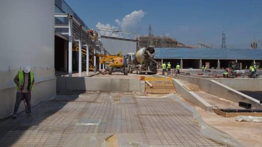 Vista del parque comercial de Sagunt.