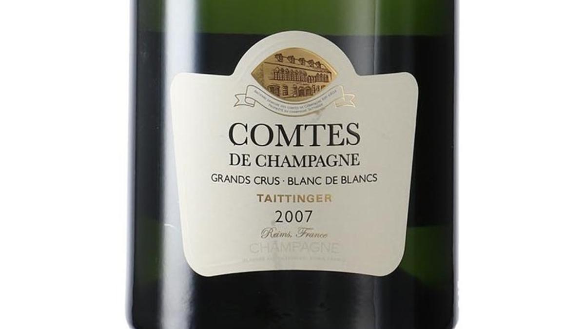 Vino Comtes de Champagne 2007.