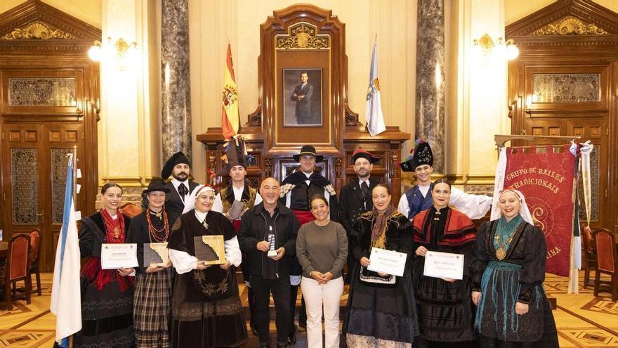 A Coruña homenajea a Xacarandaina tras su histórico subcampeonato mundial