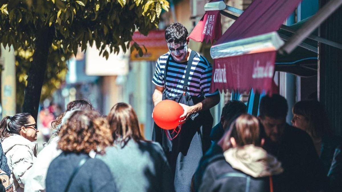 Una actividad de animación, en una campaña comercial anterior.
