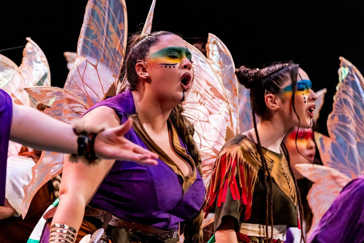 Hadas de la comparsa 'La tierra canta'.