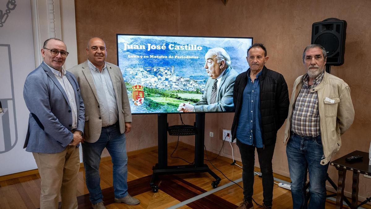 Presentación del homenaje a Juan José Castillo, este martes en la DPZ.